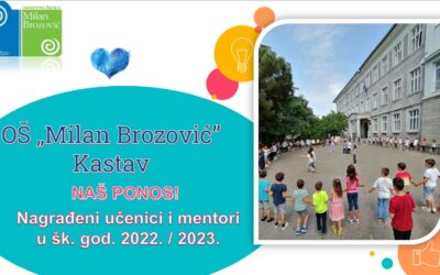 Naš ponos: Nagrađeni učenici i mentori u šk. god. 2022./2023.