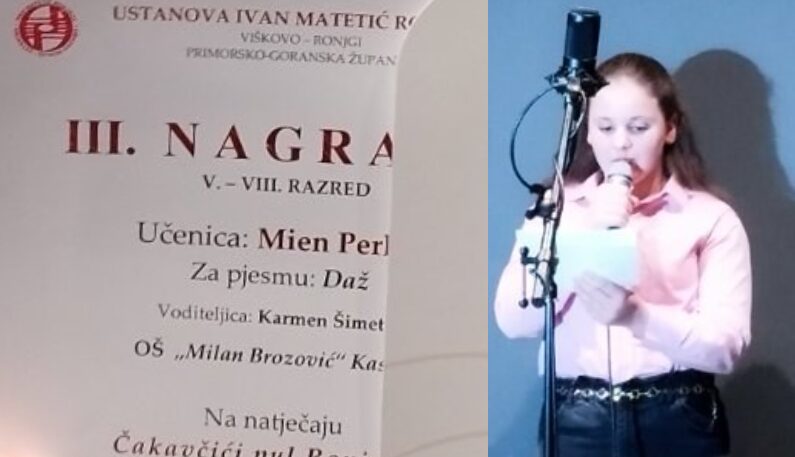 Mien osvojila treću nagradu na 30. natječaju Čakavčići pul Ronjgi 