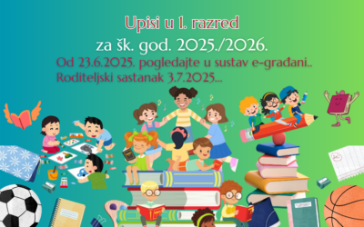 Upis u prvi razred