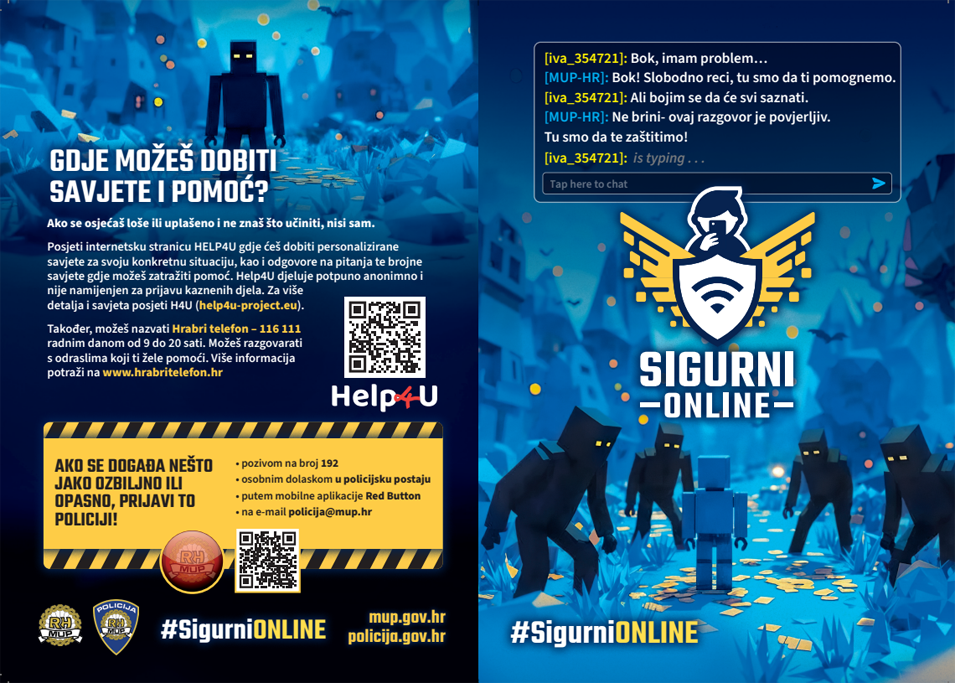 #SigurniONLINE - letak za učenike