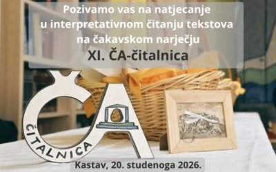 Pozivamo vas na natjecanje u interpretativnom čitanju tekstova na čakavskom narječju
