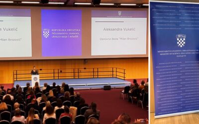 Aleksandra Vukelić, učiteljica geografije, ponovno dobitnica nagrade MZOM za najuspješnije odgojno-obrazovne djelatnike u Republici Hrvatskoj